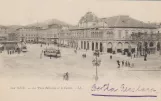 Postcard: Nice on La Place Massèna et le Casino (1920)