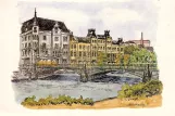 Postcard: Norrköping on Oscar Fredriks bro (1978)