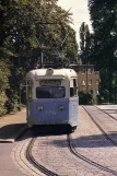 Postcard: Oslo tram line 9 with railcar 176 on Drammensveien (1969)
