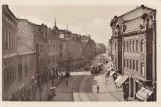 Postcard: Ostrava tram line 1 on Nádražní řída (1930-1939)
