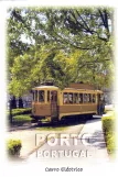 Postcard: Porto railcar 143 on Praça de Parada Leitão (2007)