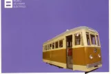 Postcard: Porto railcar 373  Museu do Carro Eléctrico (2008)