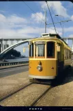 Postcard: Porto tram line 1 with railcar 213 on R. do Ouro (2007)