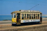 Postcard: Porto tram line 16 with railcar 315 near Matosinhos (1978)