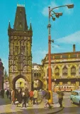 Postcard: Prague near Praha Praŝná brána (1967)