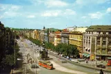 Postcard: Prague on Václavské Náměstí (1970)
