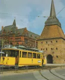 Postcard: Rostock railcar 26 near Steintor (2000)