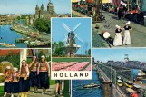 Postcard: Rotterdam on Willemsbrug (1950)