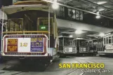 Postcard: San Francisco cable car 12 inside the depot Washington Street & Mason Street (2012)