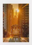 Postcard: San Francisco cable car California with cable car 60 on California Street (2022)