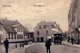 Postcard: Schleswig tram line on Friedrichstrasse (1900)