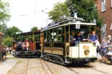 Postcard: Schönberger Strand museum line with railcar 656 on Museumsbahnen (1993)