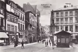 Postcard: Schwerin on Königstraße (Puschkinstraße) (1908)