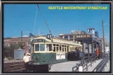 Postcard: Seattle museum line 9 with railcar 512 at Broad Street (1982)