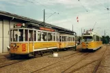 Postcard: Skjoldenæsholm standard gauge with railcar 275 at The tram museum (2001)