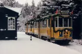 Postcard: Skjoldenæsholm standard gauge with railcar 587 at Eilers Eg (2000)