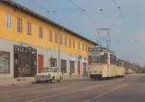 Postcard: Skjoldenæsholm standard gauge with railcar 797 outside Remise 3 (2017)