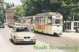 Postcard: Strausberg tram line 89 with railcar 06 at Lustgarten (1989)