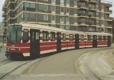 Postcard: The Hague tram line 11 with articulated tram 6098 at Scheveningen Haven  Strandweg (2003)