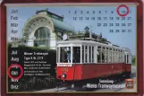 Postcard: Vienna Oldtimer Tramway with railcar 2319 on Karlsplatz (2013)