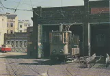 Postcard: Vienna service vehicle 6001 in front of Rudolfsheim (1956)