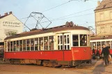 Postcard: Vienna tram line 17 with railcar 4203 at Floridsdorf (1969)