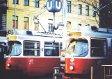 Postcard: Vienna tram line 6 with articulated tram 4070 at Schlachthausgasse (2005)