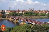 Postcard: Warsaw on Most Śląsko-Dąbrowski (1983)