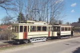Postcard: Woltersdorf museum line Tramtouren with museum tram 2 on Berliner Straße (2000)