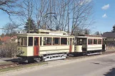 Postcard: Woltersdorf Tramtouren with museum tram 2 near Goethestr. (2000)