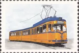Postcard: Wuppertal articulated tram 3819 (1987)