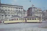 Postcard: Wuppertal tram line 23 on Döppersberg (1960)