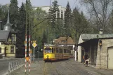Postcard: Würzburg extra line 3 with articulated tram 237 on Heidingsfelder Strecke (1986)