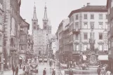 Postcard: Würzburg on Domstraße (1935)