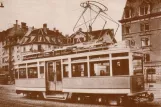 Postcard: Zürich railcar 301 on Badenerstrasse (1929)