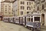 Postcard: Zürich railcar 321 on Lavaterstrasse (1981)