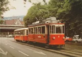 Postcard: Zürich railcar 6 on Gessnerallee (1981)