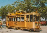 Postcard: Zürich tram line 6 with railcar 1018 at Gessnerallee (1990)