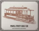 Poster: San Francisco cable car Powell Street Cable Car 32 (1979)