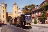 Potsdam articulated tram 030 at Nauener Tor (1990)