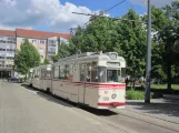Potsdam Themenfahrten with railcar 109 at Platz der Einheit/Nord (2014)
