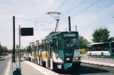 Potsdam tram line 92 with articulated tram 143 at Campus Fachhochsschule (2004)