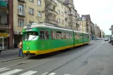 Poznań tram line 10 with articulated tram 667 at Św. CzesławaSw.Czesława (2008)