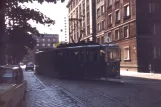 Poznań tram line 4 on Plac. Wielkopolski (1984)