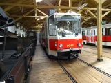 Prague articulated tram 9048 in Muzeum Městské Hromadné Dopravy (2024)