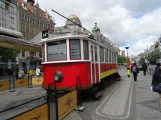 Prague railcar 2077, the front (2024)