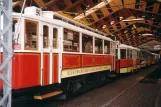Prague railcar 351 in Muzeum Městské Hromadné Dopravy v Praze (2001)