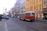 Prague tram line 15 with railcar 6967 on Milady Horákové (2005)