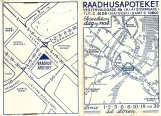 Prescription envelope: Copenhagen in the intersection Stormgade/Vestervoldgade (1948)