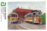 Prescription envelope: Copenhagen tram line 2 at Brønshøj (1995)